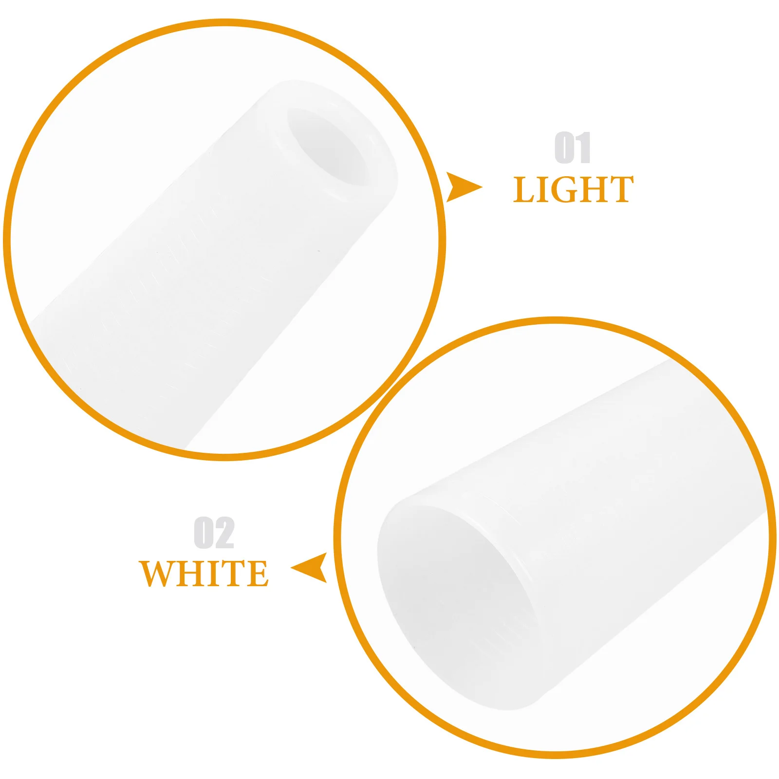 10pcs Plastic Winding Cones 3°30' Tapered For Sewing Knitting Yarn Bobbins Pvc Thread Spools Prevents Tangling Craft Tool