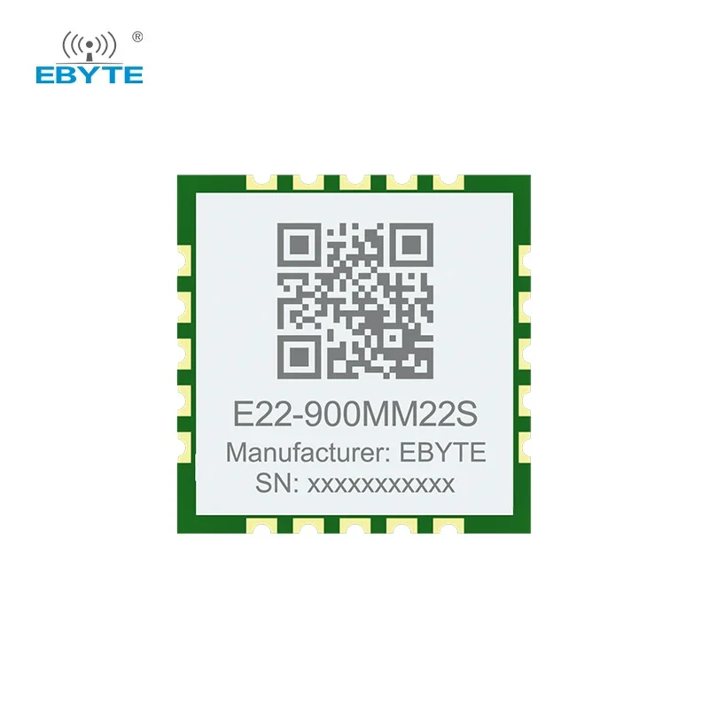 SX1262/1268 LoRa Module 868/915/433MHz EBYTE E22-400MM22S/ E22-900MM22S Ultra-Small Size Stamp Hole 21.5dBm 7KM SMD Module