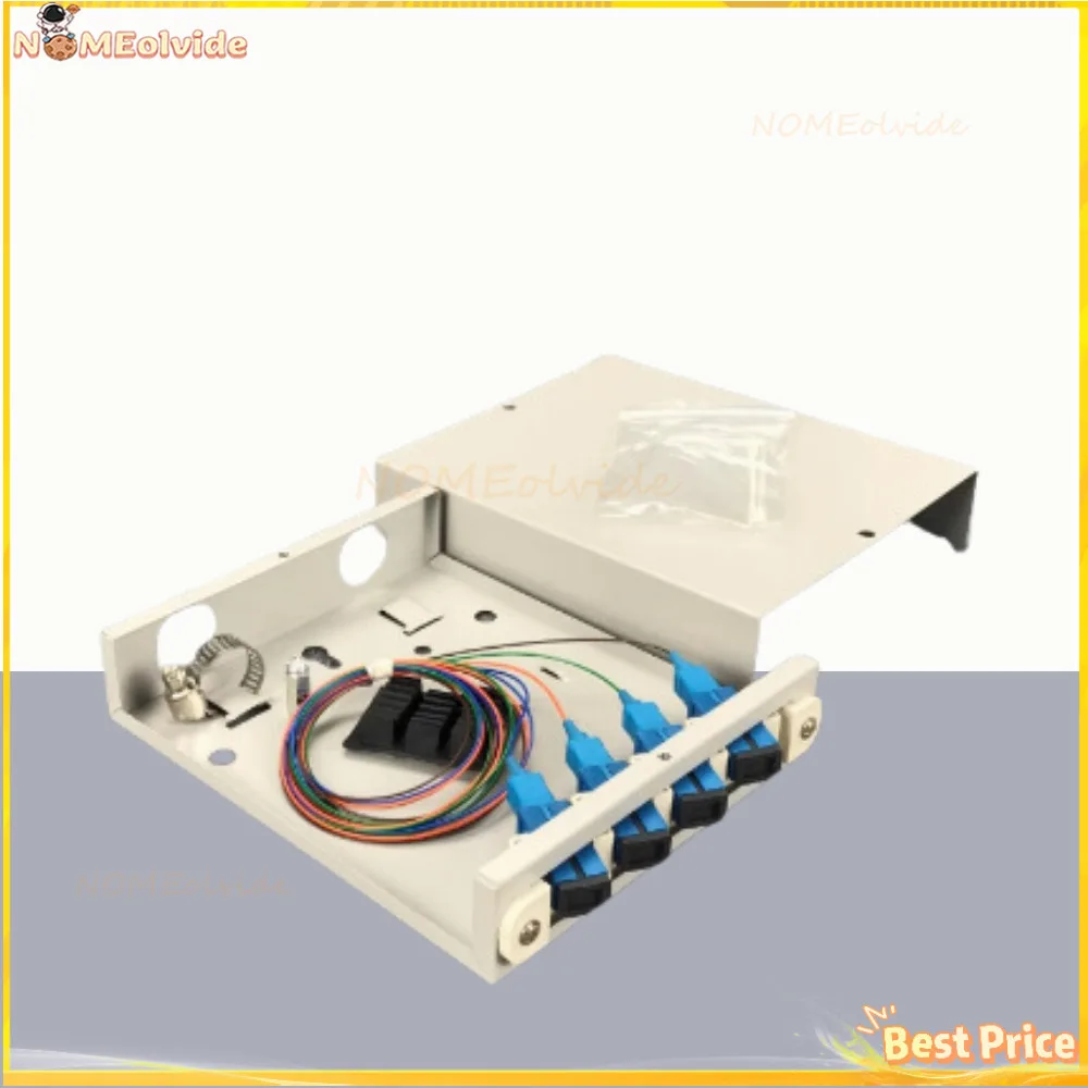 

FTTH Optic Terminal Box Full With Adapter SC LC 4 Ports Fiber Optical Patch Panel(Flange And Pigtail Optional)