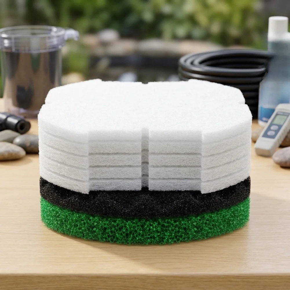 For Inpond 5 In 1 600 and 6 In 1 900 Compatible Maintenance Kit Including Polymer Wool and Foam Filter Cartridges