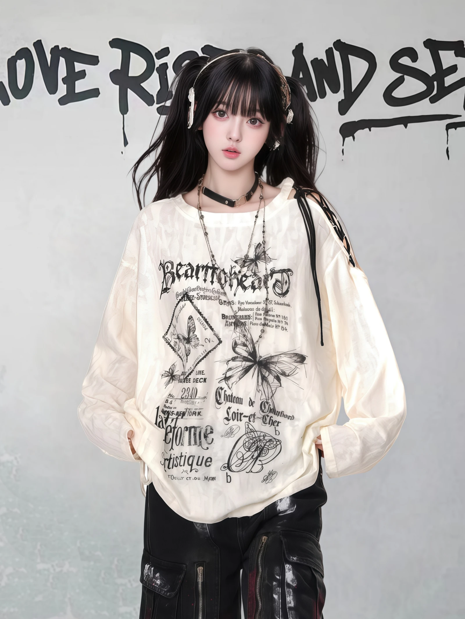 

Свободная женская летняя футболка с длинным рукавом в американском стиле, с вырезами на плечах, для защиты от солнца, топ-накидка