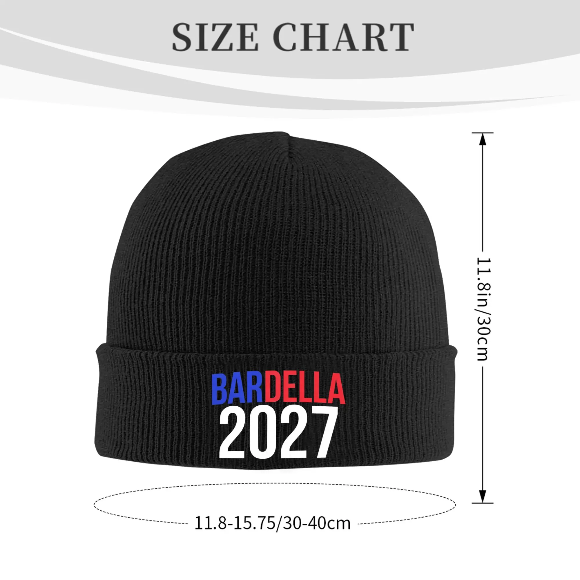 2027 Bardella Collection President Election France Winter Skullies Beanies Hat Autumn Knitted Hats Bonnet Caps for Women Men