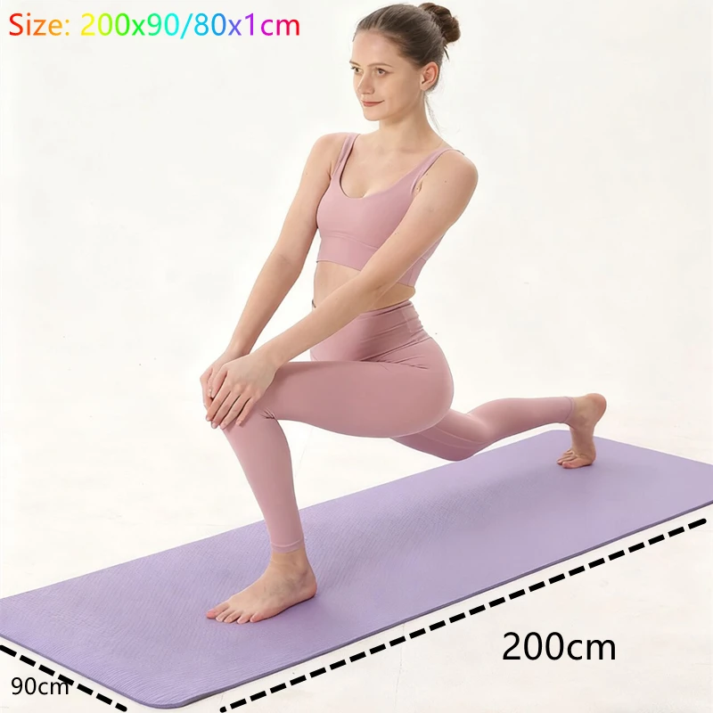 

200x90/80x1 см прочная нескользящая пена для йоги, очень большие подушечки для йоги, фитнеса, пилатеса, коврик для тренировок, спортивная подушка для доски, оборудование для спортзала