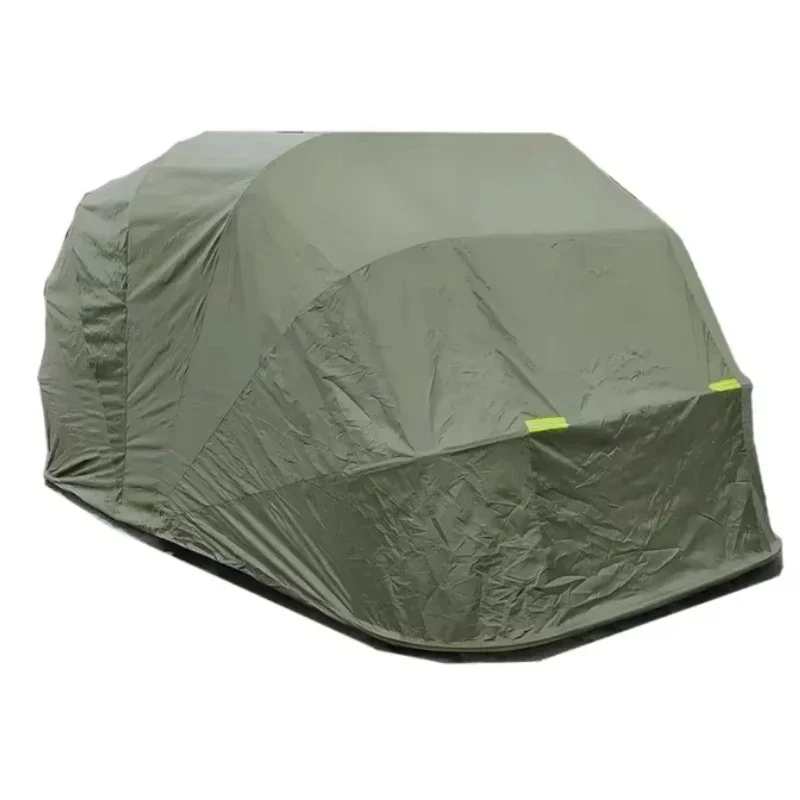 Armored galvanized wood outdoor car cover folding iron carport PVC canopy garden shelter camping tent size