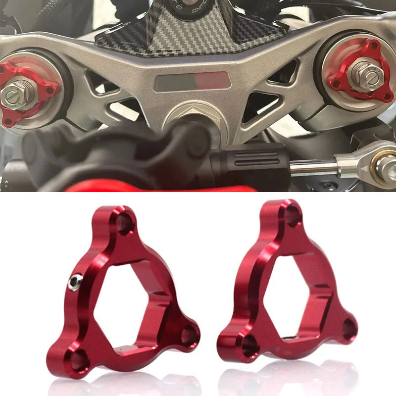 Motorcycle Accessories Suspension Fork Preload Adjusters For 675SR 675SR-R 675 SR SRR 750SR 750SRR 750SR-S 750SS 750 SS