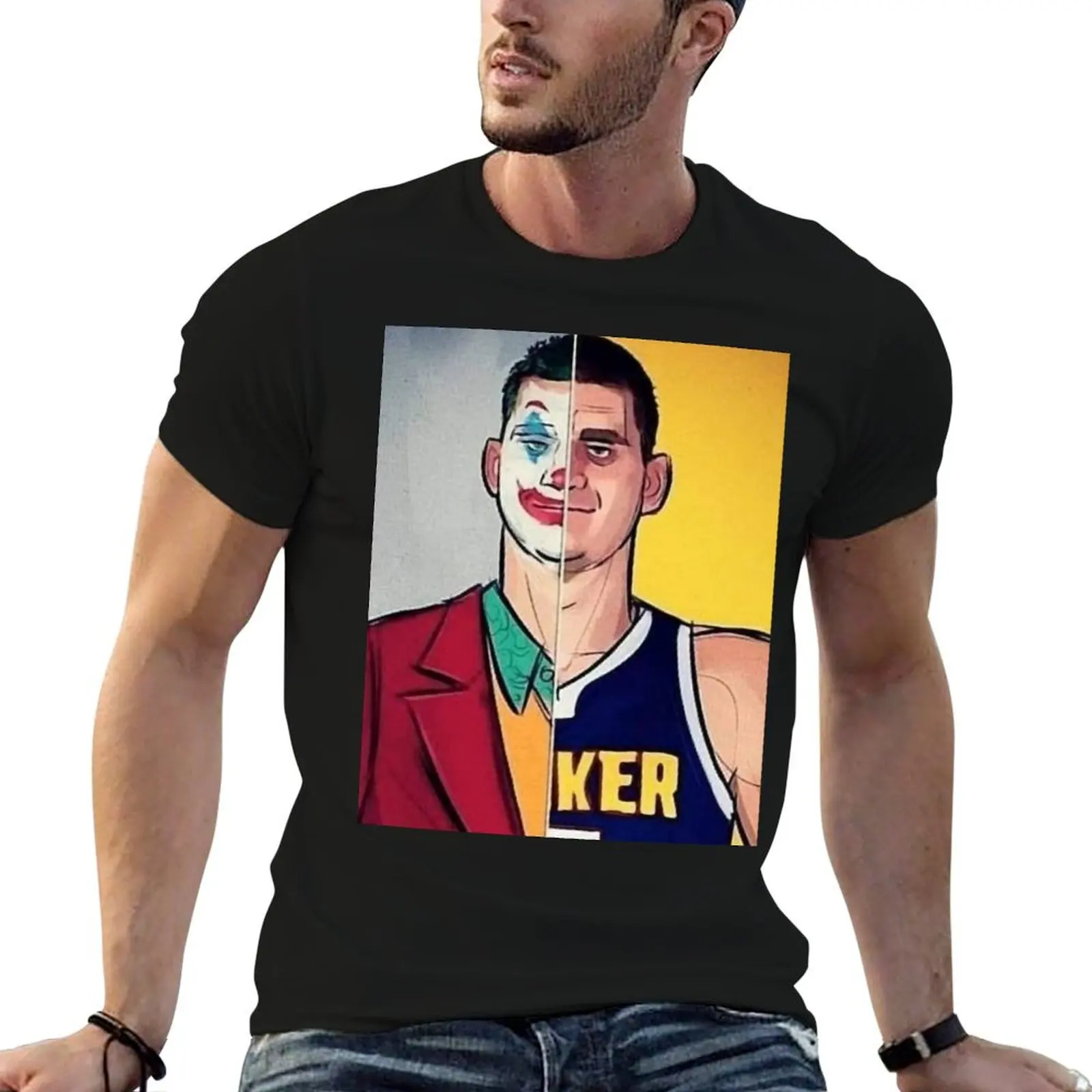 

Nikola Jokic MVP Denver Basketball T-Shirt anime tshirt t shirts for man graphic vintage t shirts for man cotton soft T-Shirt