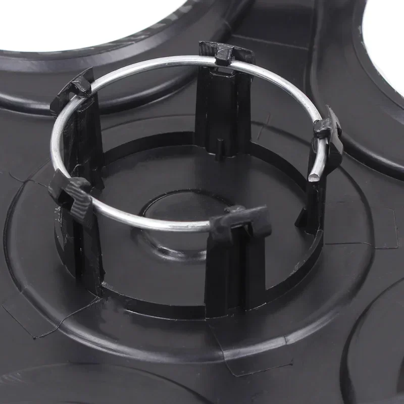 Per Tesla Model 3 Car Wheel Center Caps coprimozzo Five Claw Type coprimozzo in fibra di carbonio ABS accessori per la decorazione automatica