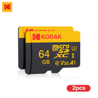 2Pcs KOADK High-Speed Micro SD Card 32GB 64GB for Recorder/Camera/Phone/PC Earphone Speaker HD Camera PSP SD Adapter