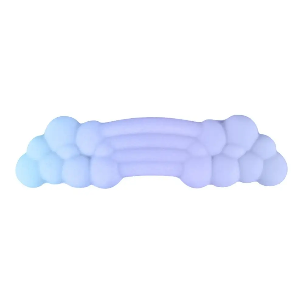 

Keyboard Mousepad Cloud Shape Wrist Rest Pad Wrist Rest Hand Support Cloud Gradient Mouse Pad Ergonomic Soft Typewriting Tools