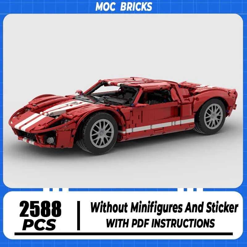

Super Sports Model Moc Building Bricks GT Champion Speed Cars Model Building Technology Modular Block DIY Christmas Toy Holiday