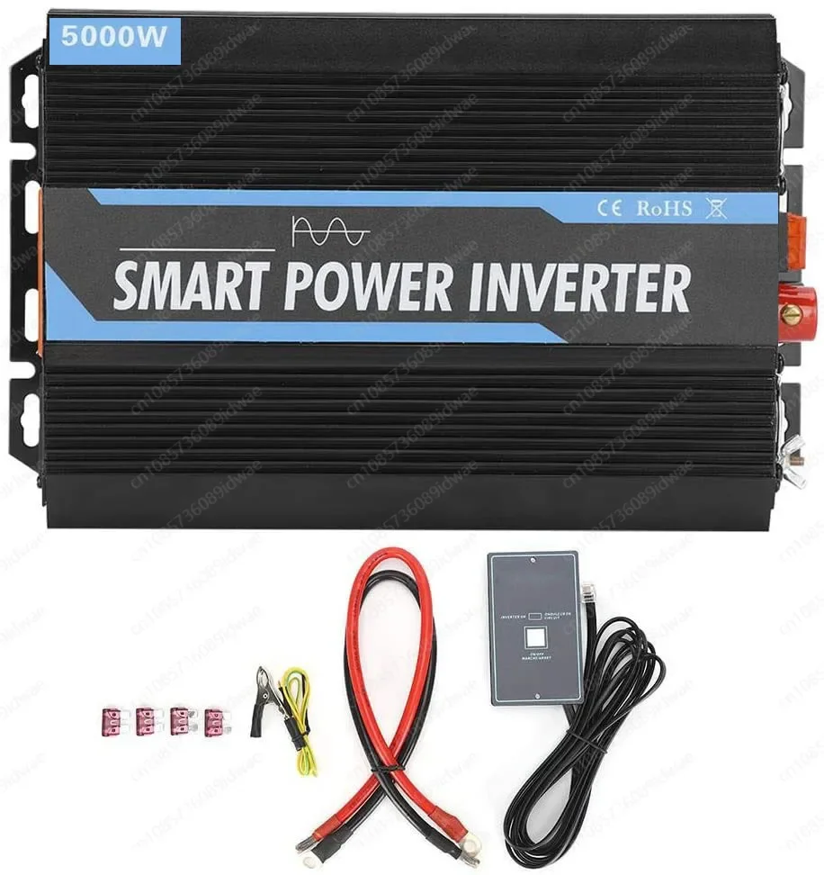 5000W6000W inverter photovoltaic power generation inverter power converter 12V to 220V Zhenghong wave inverter