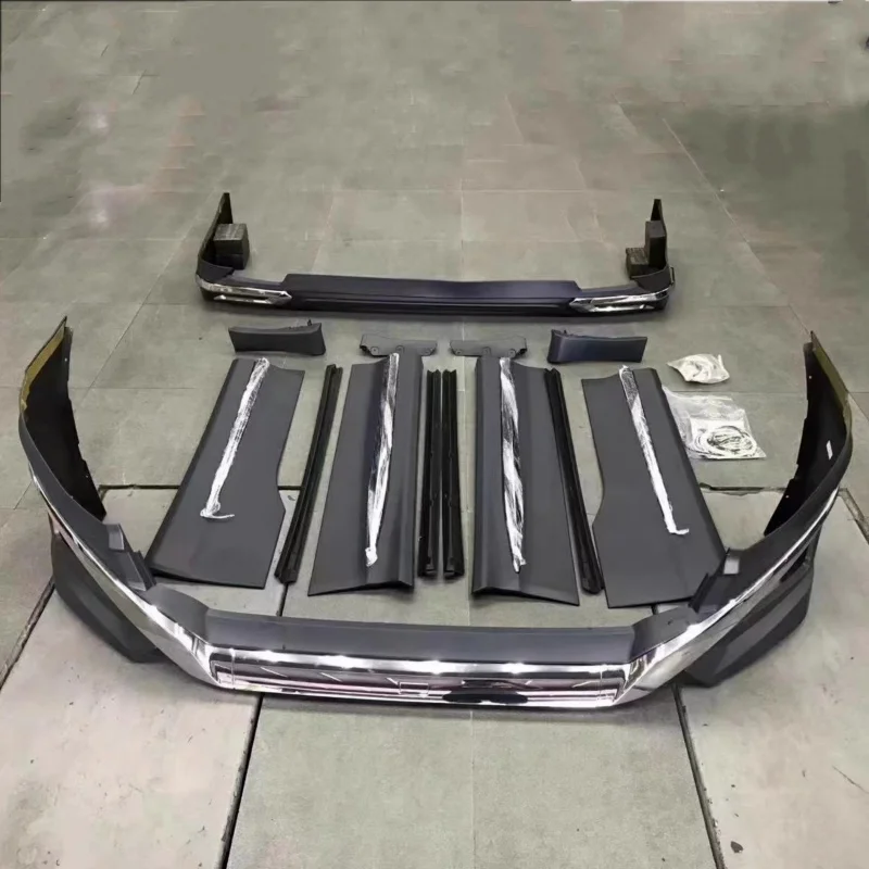 

Body kit for Toyota crown Vellfire convert front shovel rear lip side skirt door trim auto accessories