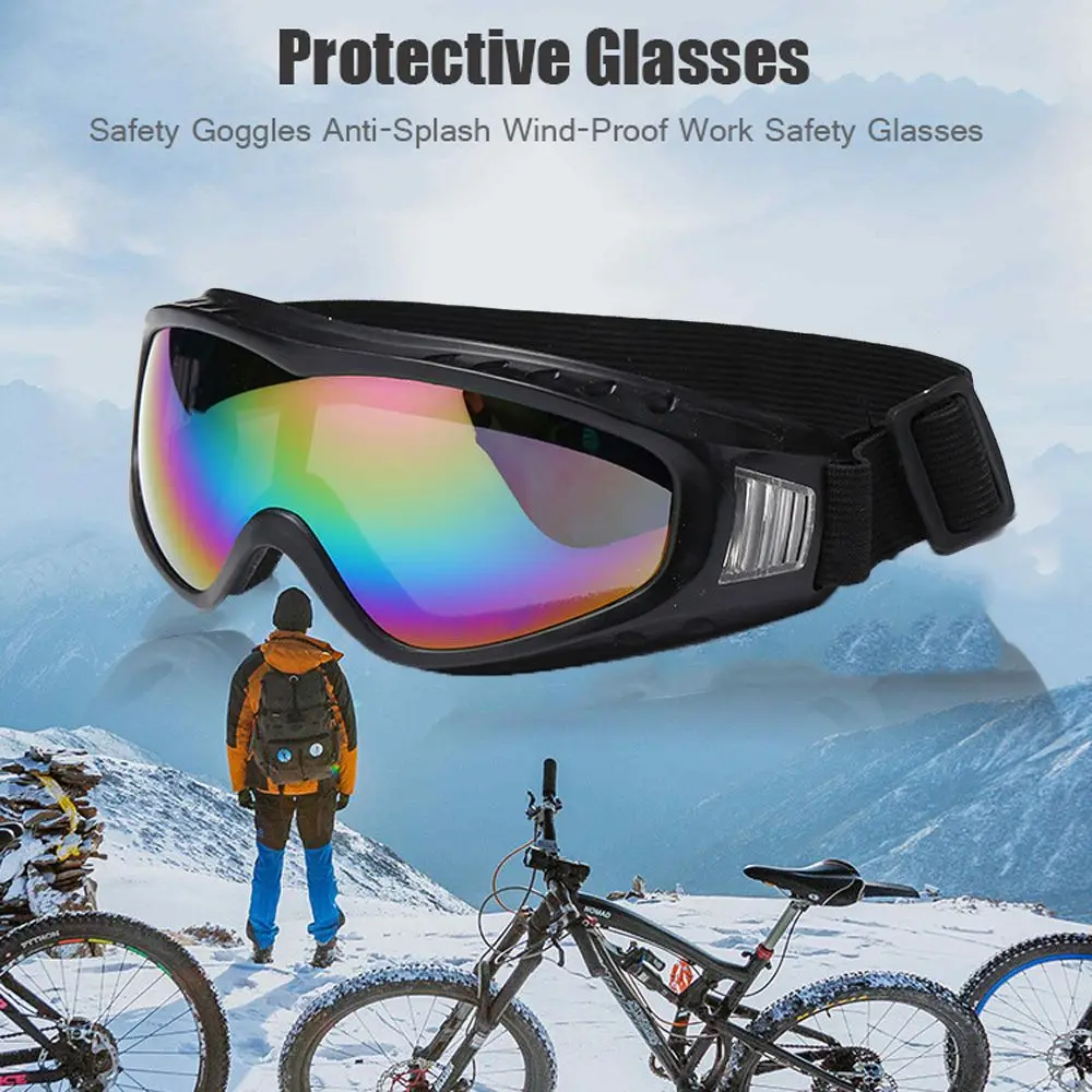 

Wind-Proof Anti-impact Outdoor Work Industrial Research Riding Cycling Eye Protective Eyewear Protection Glasses Safety Goggles