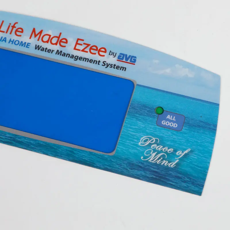 Color printed film panel, film switch, touch button panel, PVC film switch panel, logo