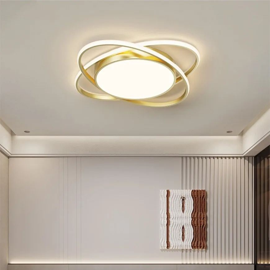 Modern LED Ceiling Light Nordic D60cm Minimalist Creative Home Ceiling Lamp Living Room Bedroom Dining Room Decor Lighting