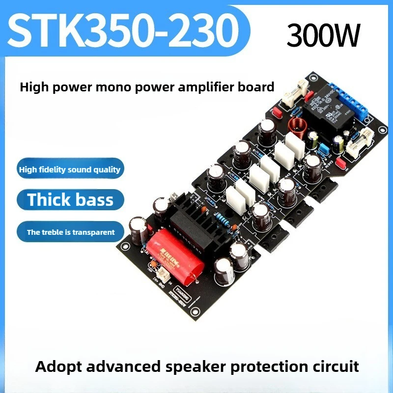 

STK350-230 A30 High Power Mono 2SA1943/2SC5200 Power Amplifier Board (300W) Amplifier Accessories