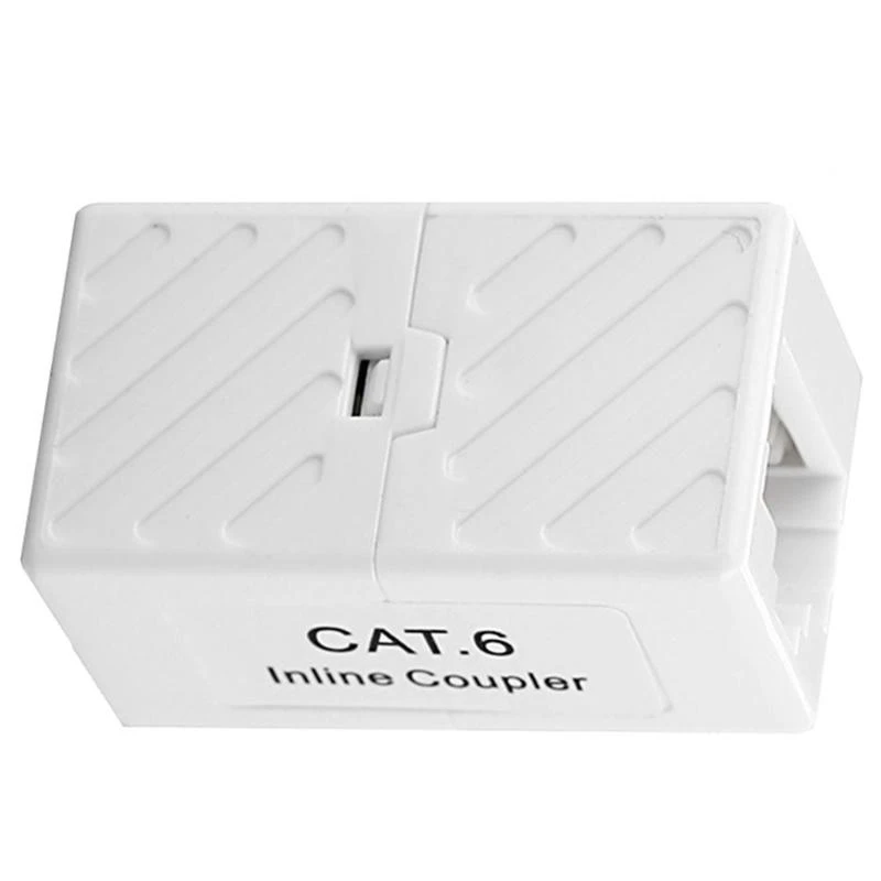 RJ45 Connector Ethernet Extender Extension for Cat6 Cat5e Ethernet Cable Adapter Female to Female Accs
