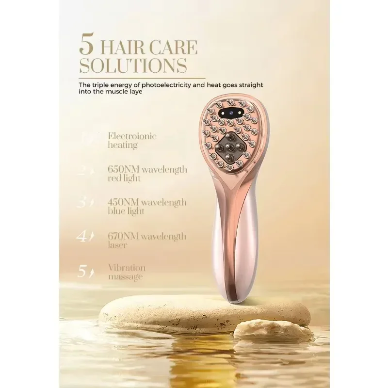 

cross-borderPersonal Care App Electric Massage Comb Promotes Hair Regrowth Led Hair Growth Comb