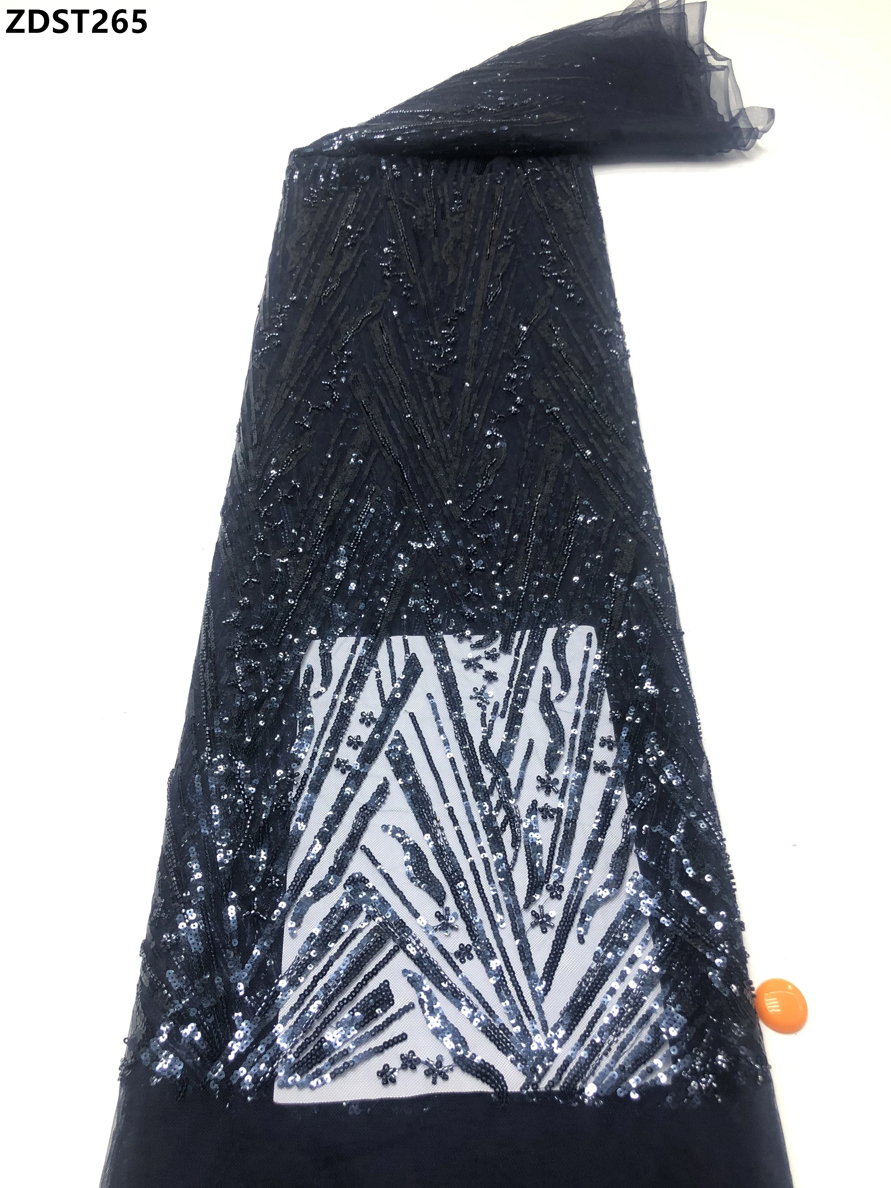 

Роскошная нигерийская тюлевая кружевная африканская кружевная ткань с бусинами и блестками в нигерийском стиле для свадебных платьев