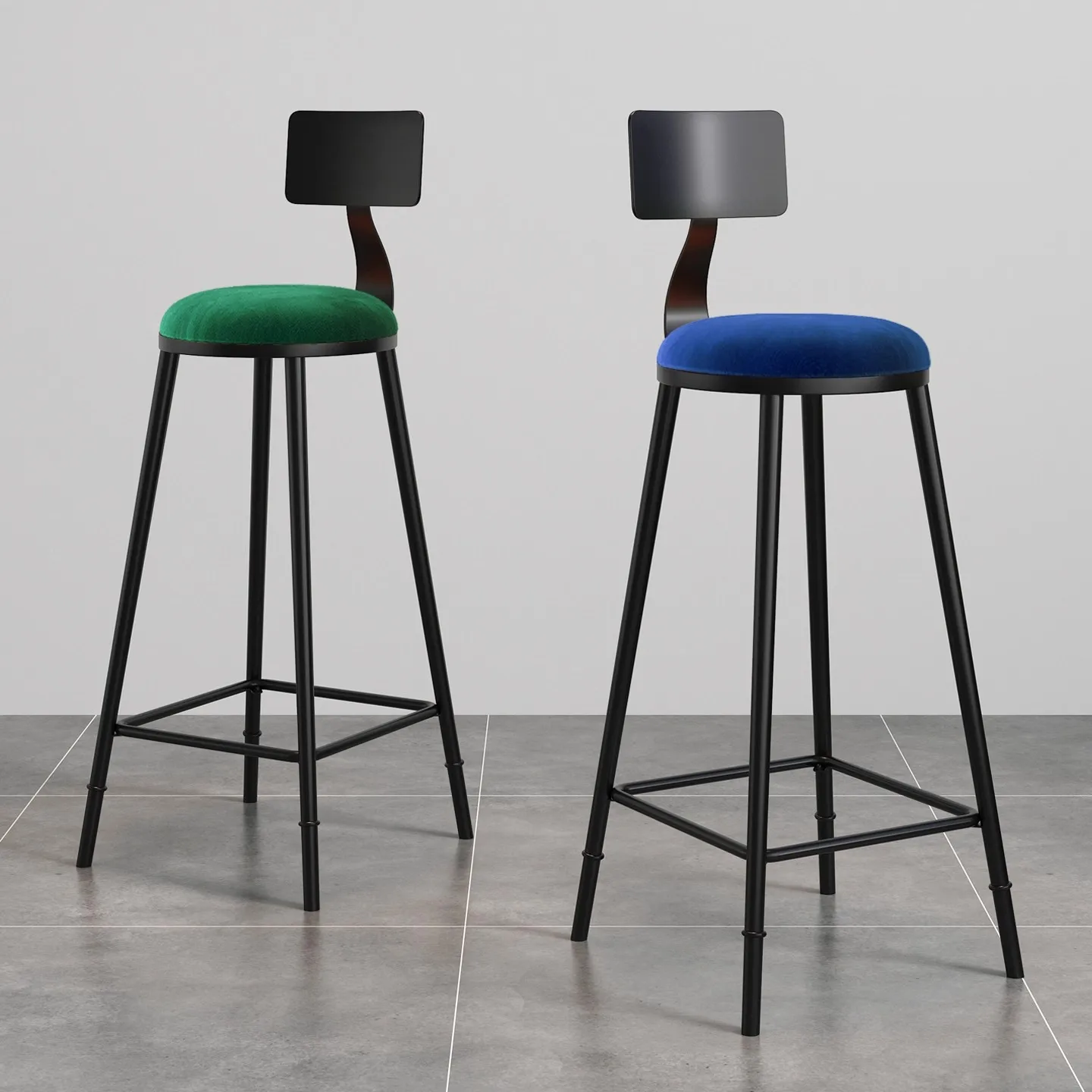 

Modern Minimalist Light Luxury Bar Stool High Stool Island Chair Bar Chair Pub Stool