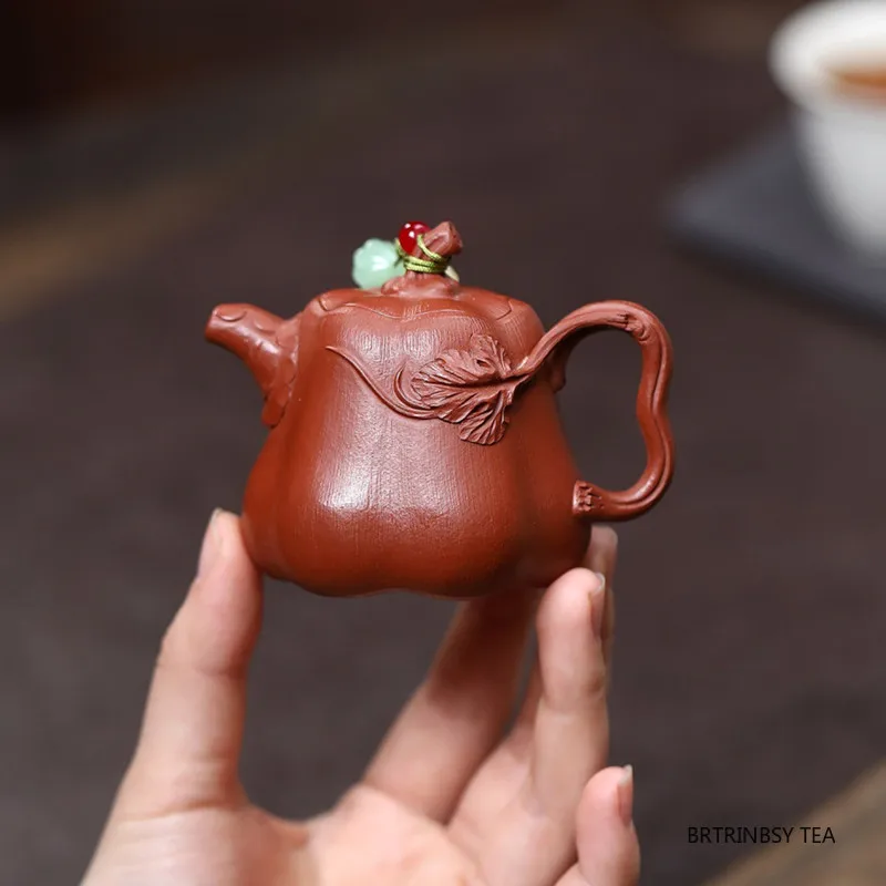 80ml Tradition Yixing Purple Clay Teapot Handmade Small Capacity Zisha Tea Pot Household Kettle Chinese Teaware Collection