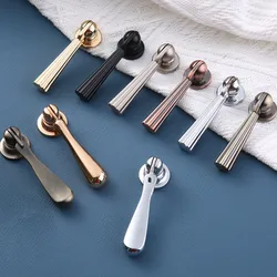 Modern Simple Drop Mobile Pendant Silver Gold Drawer Shoe Cabinet Knob Retro Style Bronze Antique Copper Cupboard Dresser Handle