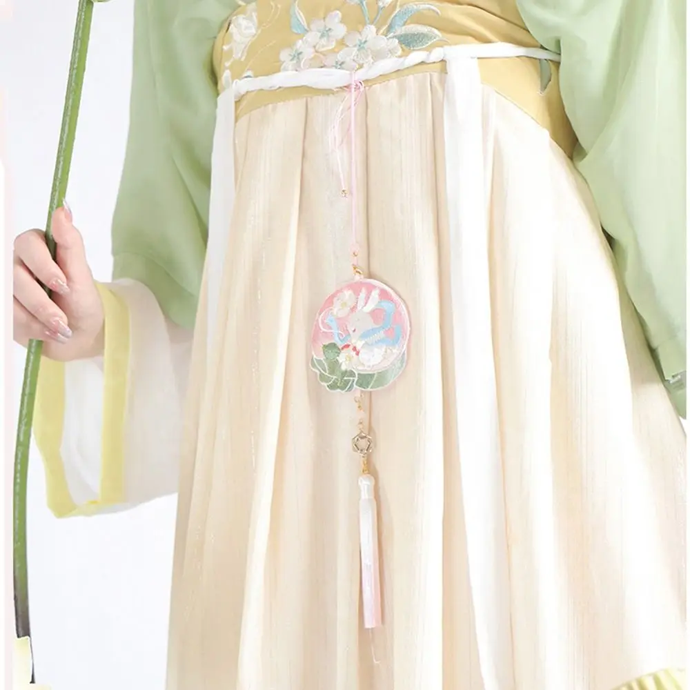 Фестиваль середины осени с героями мультфильмов, сумка-саше, портативный саше в китайском стиле, подвеска, ожерелье, вышитая сумка для благословения ручной работы