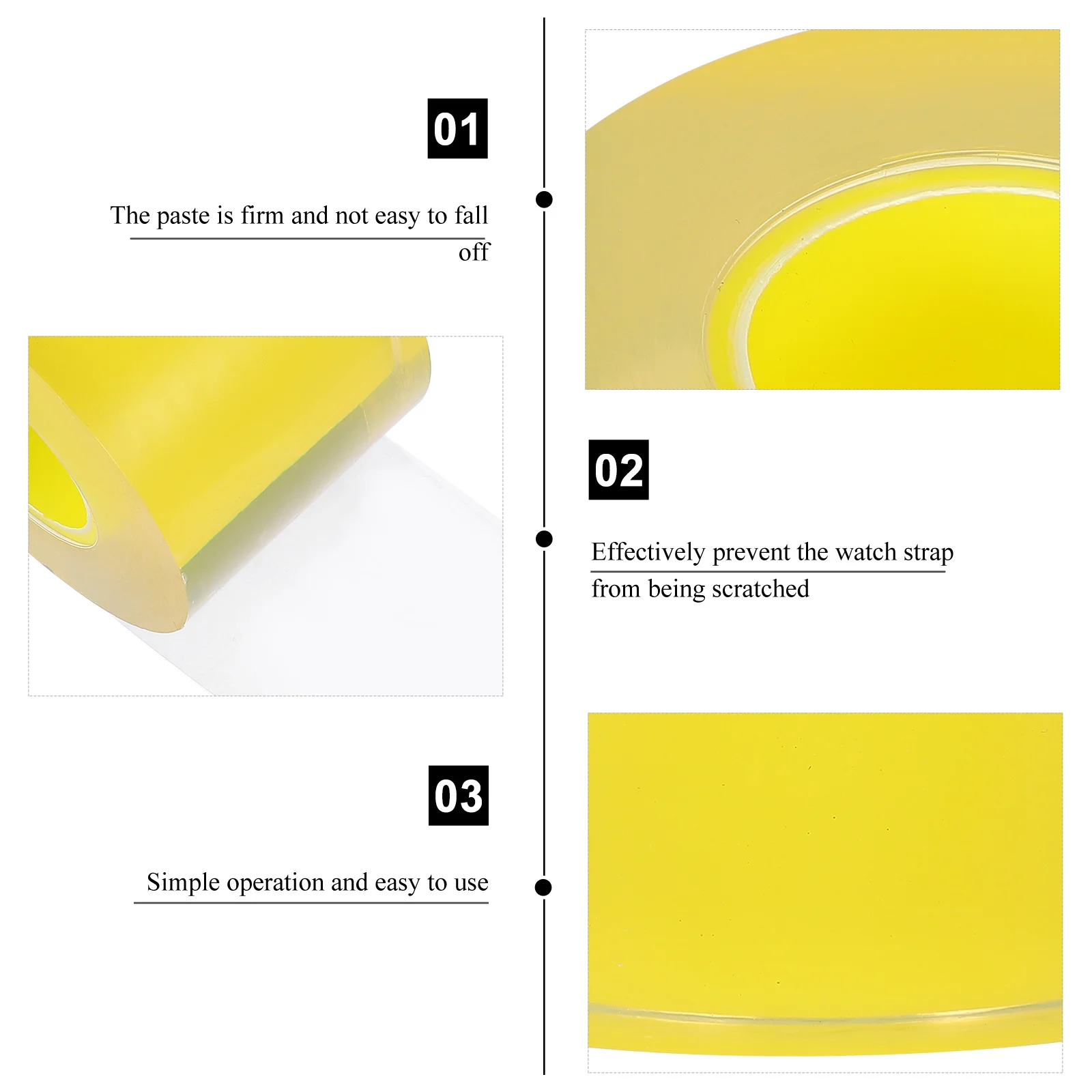 

1 pc Watch Protective Film Tape Anti-Static Pvc Jewelry Roll For Storage Shipping Transport Repair Tool Accessory