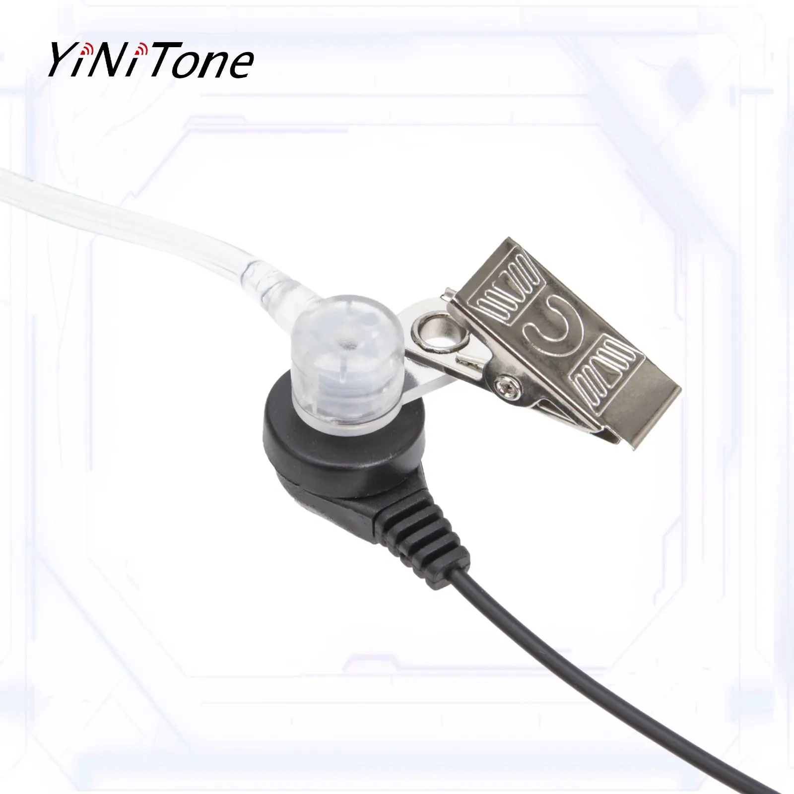 Covert Acoustic Tube Anti-noise 2 Pin Headset for MOTOROLA GP300 GP308 GP68 GP88s GP100 DEP450 walkie talkie Earpiece with Mic