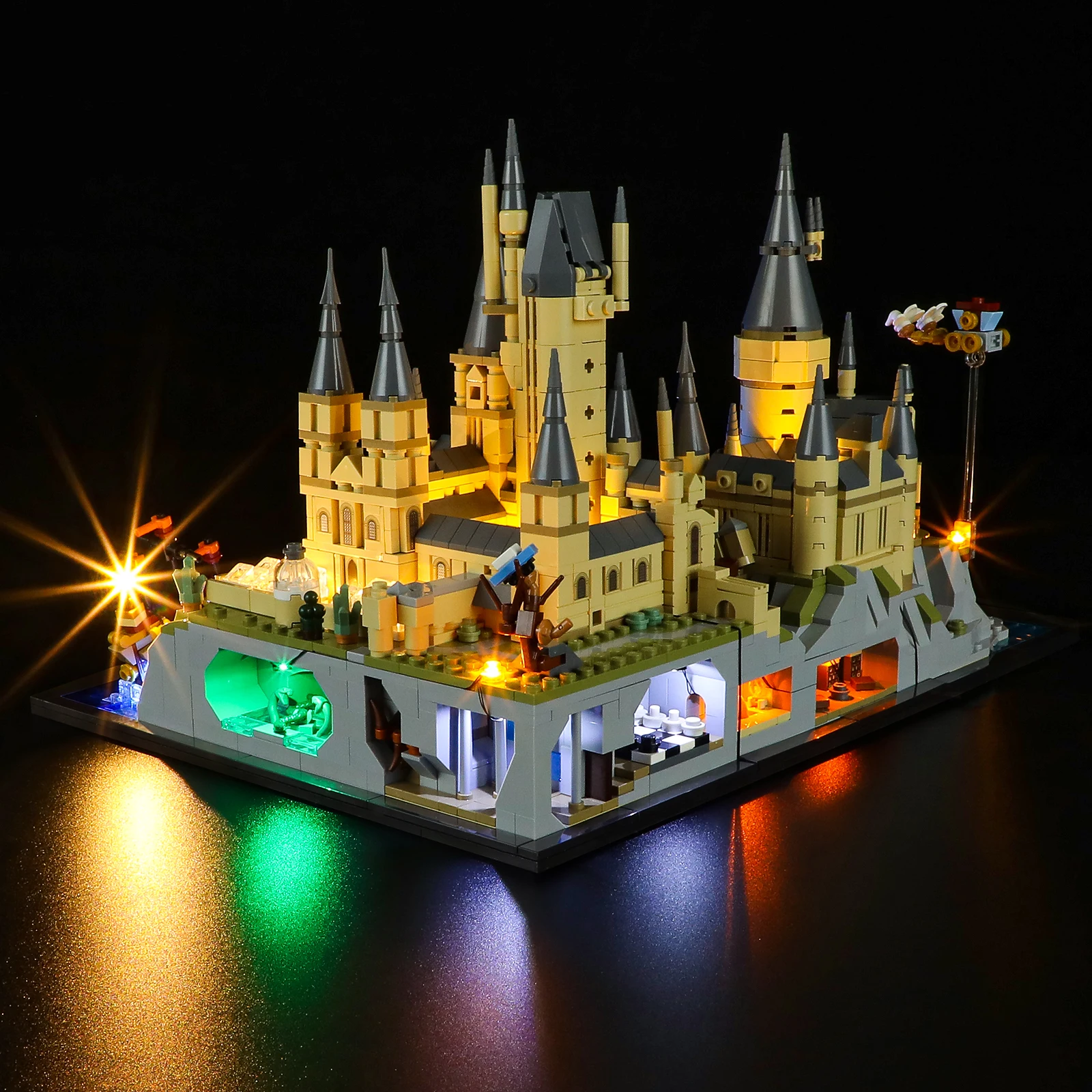 Verlichtingsset voor LEGO Hogwarts Castle en Grounds 76419 Set exclusief bouwsteen (alleen led-lichtset)