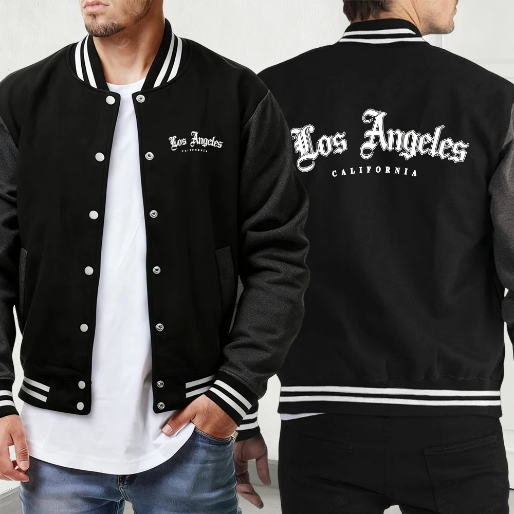 

Мужская одежда с буквенным принтом Нью-Йорка, спортивные мягкие куртки, винтажный бейсбольный трикотаж большого размера, базовый жилет на пуговицах