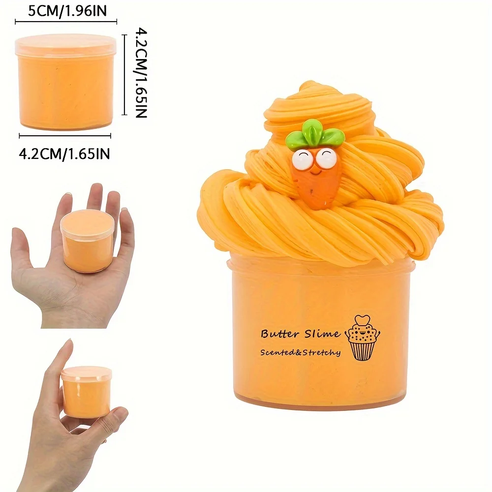 Ensemble de slime moelleux pour poupée parfumée, super doux, non collant, extensible, polymère, jouets à breloques, cadeaux de fête d\'anniversaire,