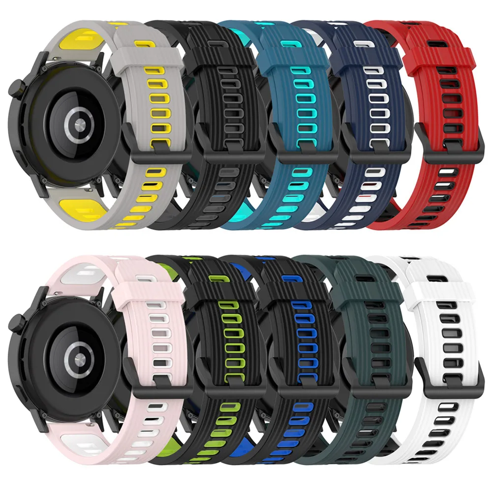 Официальный ремешок для часов Amazfit GTR4 GTR3 GTR 3 pro силиконовый браслет для часов Huawei GT3 GT 3 42 мм 46 мм браслет correa