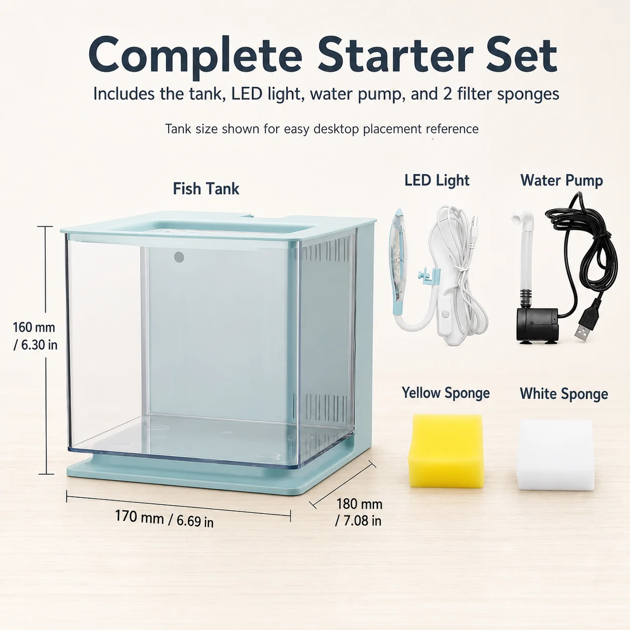 Kit Acquario da Scrivania KSY  - Aquarium Fish Game recensione e prezzo