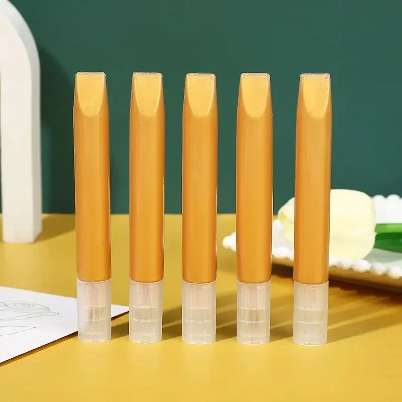 Gold 3D Three-dimensional Outline Pen Diy Hand-painted Tracing No Bake for Ceramic Metal Glass Acrylic Paint Drawing Waterproof