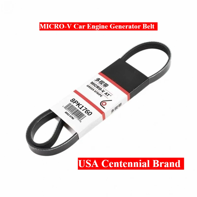 8PK1720 8PK1725 8PK1727 8PK1730 8PK1733 8PK1740 8PK1745 8PK1752 8PK1755 8PK1756 8PK1760 USA MICRO-V Car Engine Generator Belt