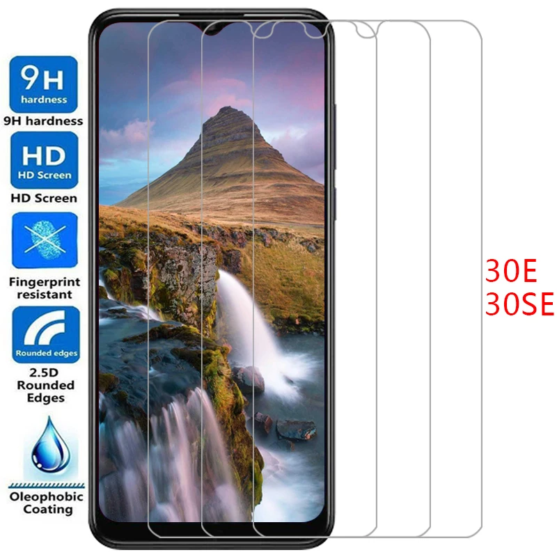 Funda de teléfono para tcl 30 se e protector de pantalla de vidrio templado en tcl30 30se 30e tcl30se tcl30e contraportada 360 protectora tlc