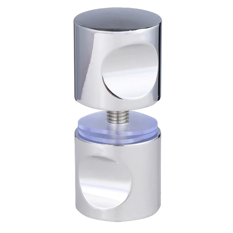 Hợp Kim Nhôm Cửa Tay Cầm 1.1 "Đường Kính Kính Đơn Chuông Cửa Phòng Tắm Tắm Tủ Tay Cầm W/Vít Nhà Phần Cứng