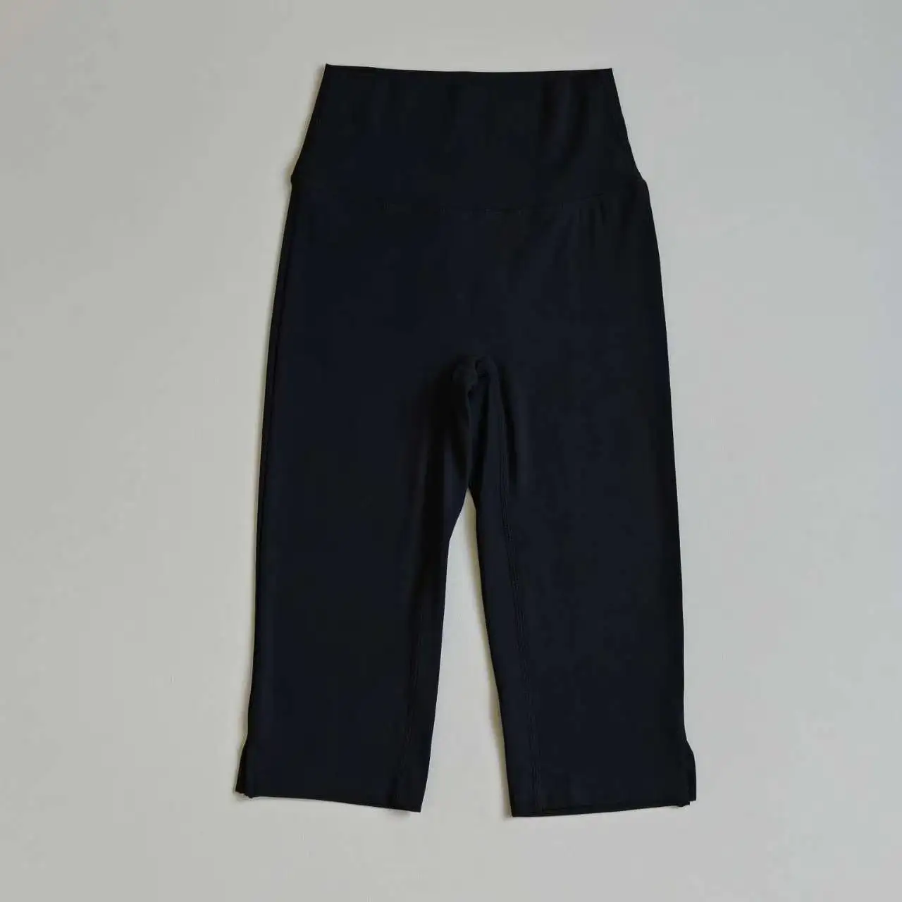 Nackte Yoga-Hose für Damen, dehnbar, hochtailliert, Hüftlift, Bauchtraining, Fitness, Supermodel-Cropped-Hose, Sport-Laufhose – Detail 10