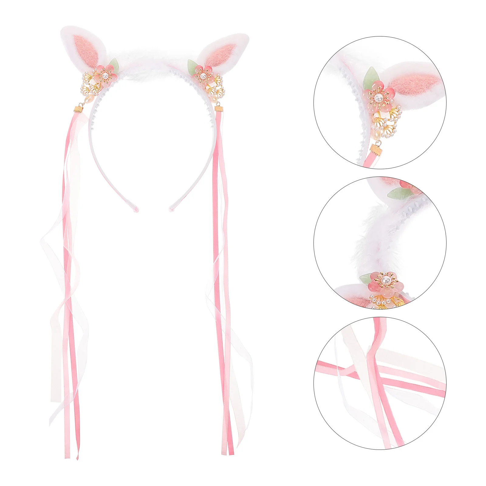 

Stuffed Headband Ear Ears Rabbit Hairband Accessories 000X000X000CM Headbands for Party Child