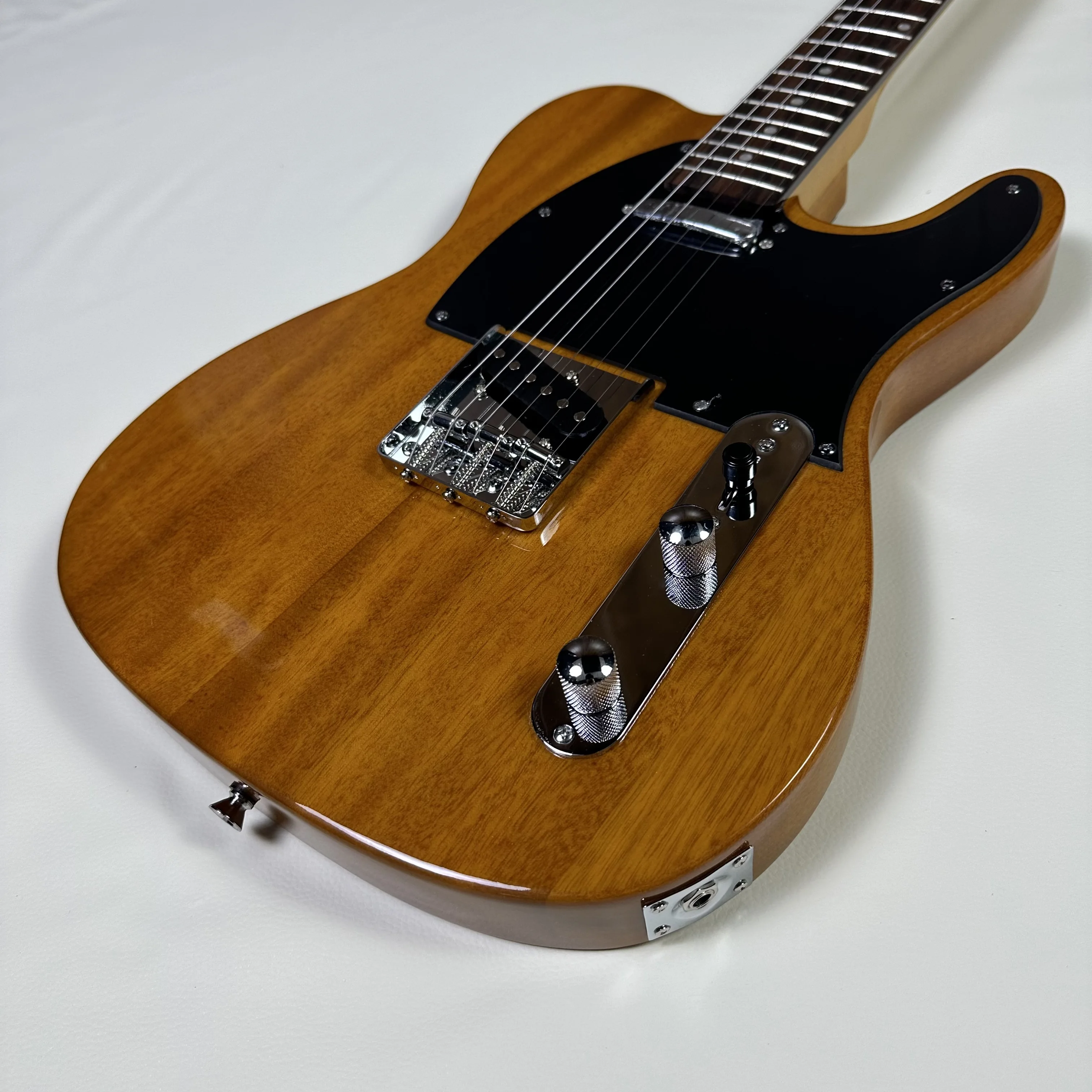 

TL Style Electric Guitar Transparent Yellow Color Mahogany Body Rosewood Fingerboard