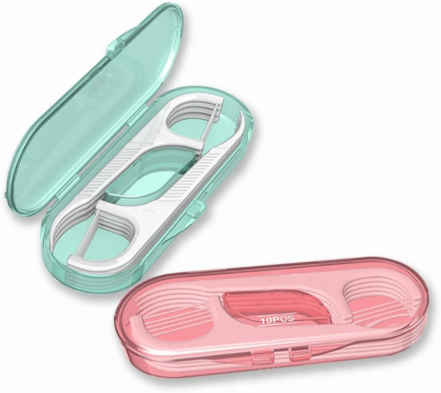 

Travel Floss Picks with Case, Superfine Dental Floss for Teeth Cleaning