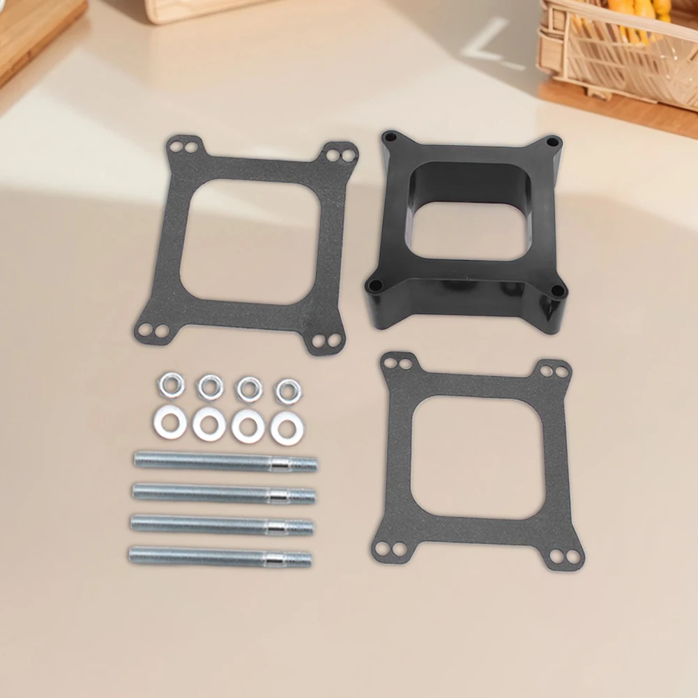 

Открытая фенольная проставка для карбюратора, черная, замена фенольной проставки для карбюратора Holley для Chevy 4BBL SBC