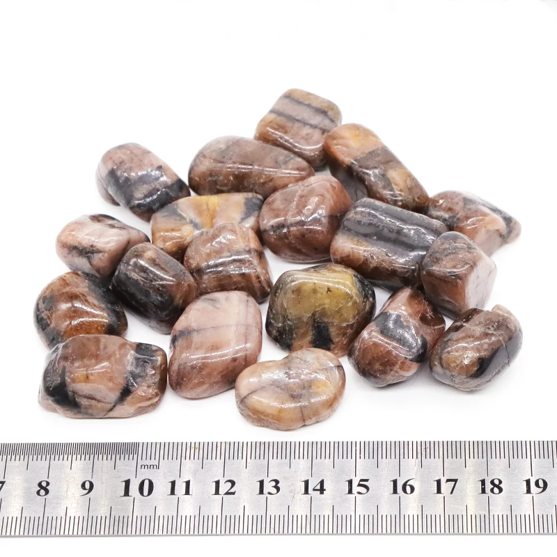 Natural Stone And Crysstals Gemstones Chiastolite Quartz Tumbled Bulk Lucky Stones Beads Specime Home Aquarium Decoration