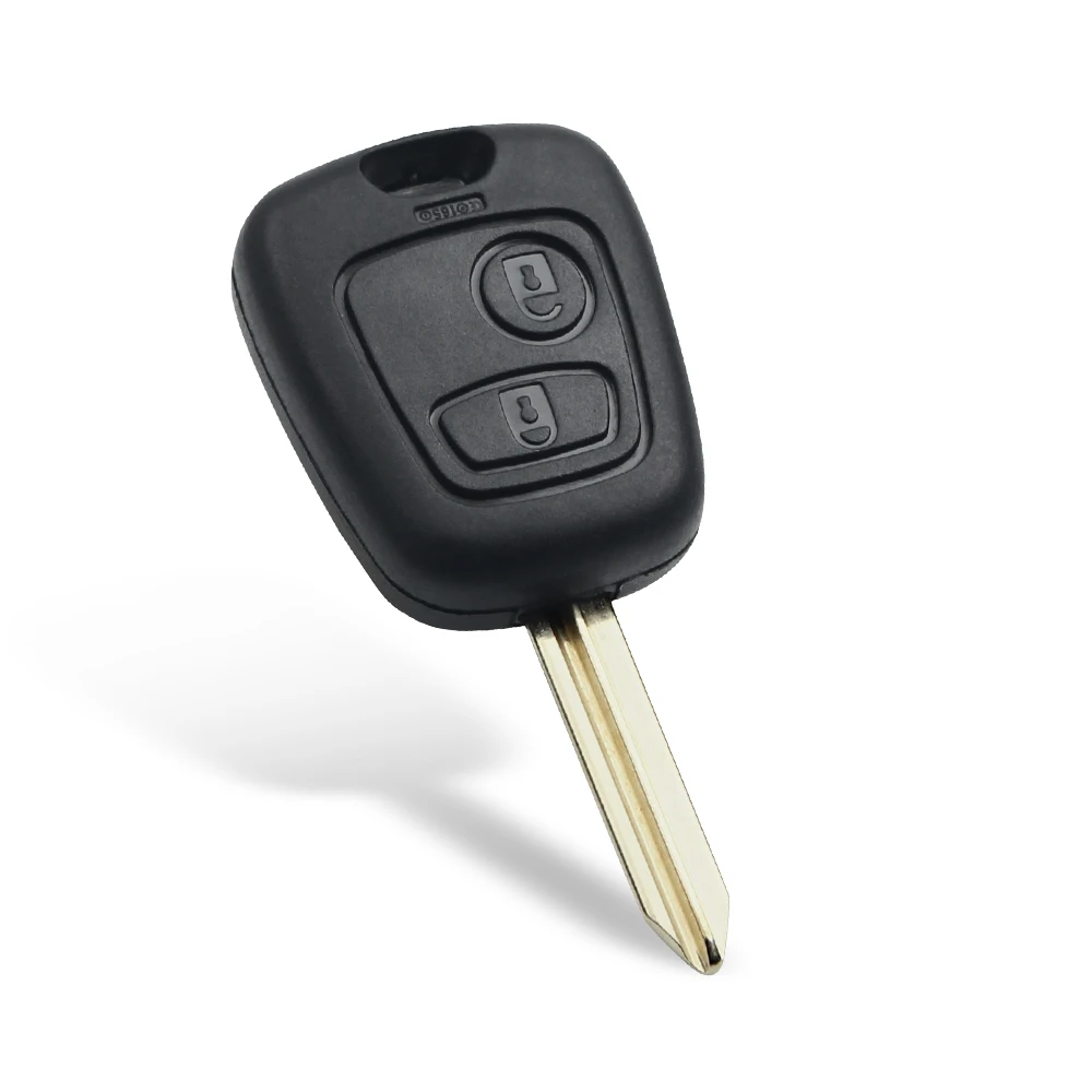 KEYYOU con servizio di taglio 2 pulsanti chiave per auto a distanza 433MHz Chip ID46 per Citroen Saxo Picasso Xsara Berlingo SX9 Blade Key Fob