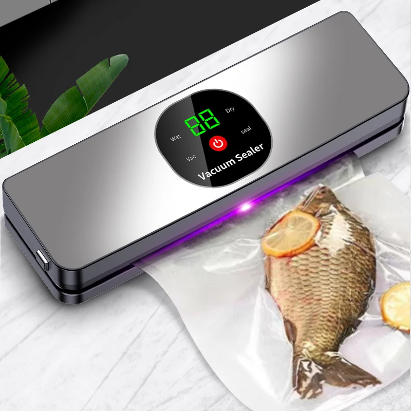 Rechargeable Wireless Portability Vacuum Sealer With Sealing Countdown Display Multi-Pack Vacuum Touch Waterproof Buttons C718