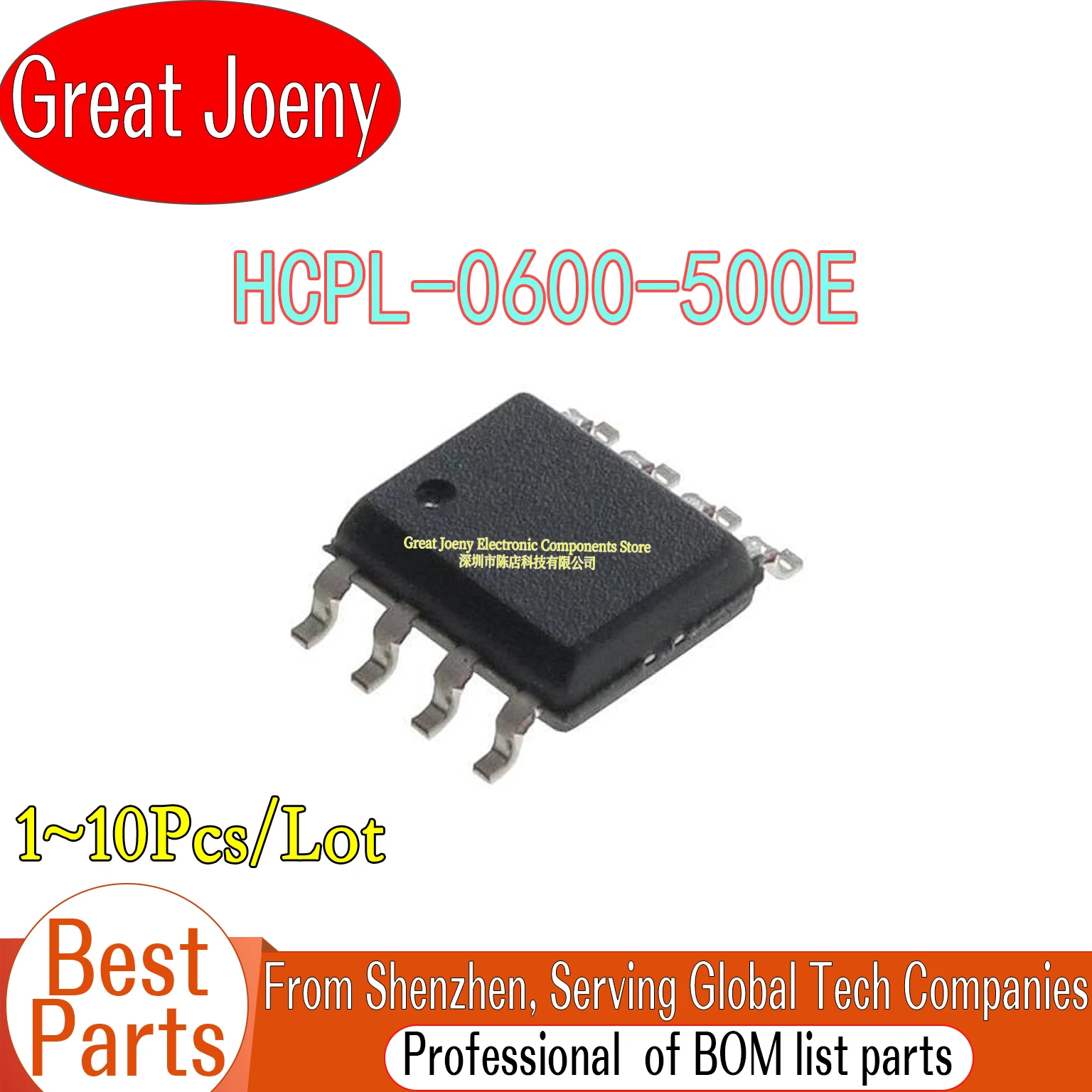 

(1-10 Piece)100% New 0600 HCPL-0600-500E HCPL-0600 IC Chipset SOP-8