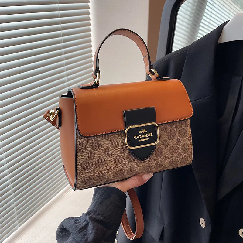 2025 New Women's Bag. High-End French Style. Niche Fashion Design. Retro. Versatile Shoulder-Crossbody/Handheld/Single Shoulder