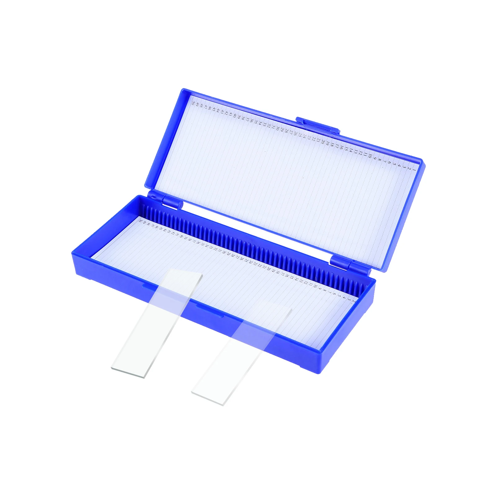 

Plastic Microscope High Temperature Resistant Storage with Numbered Slots Content Sheet for Lab Pathology Use