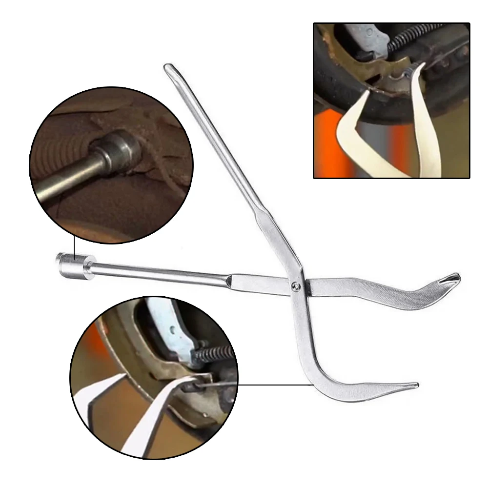 

1pc Universal Car 33cm Brake Spring Remover Installer Hand Tool Drum Brake Line Return Disassembly Plier Auto Repair Accessories
